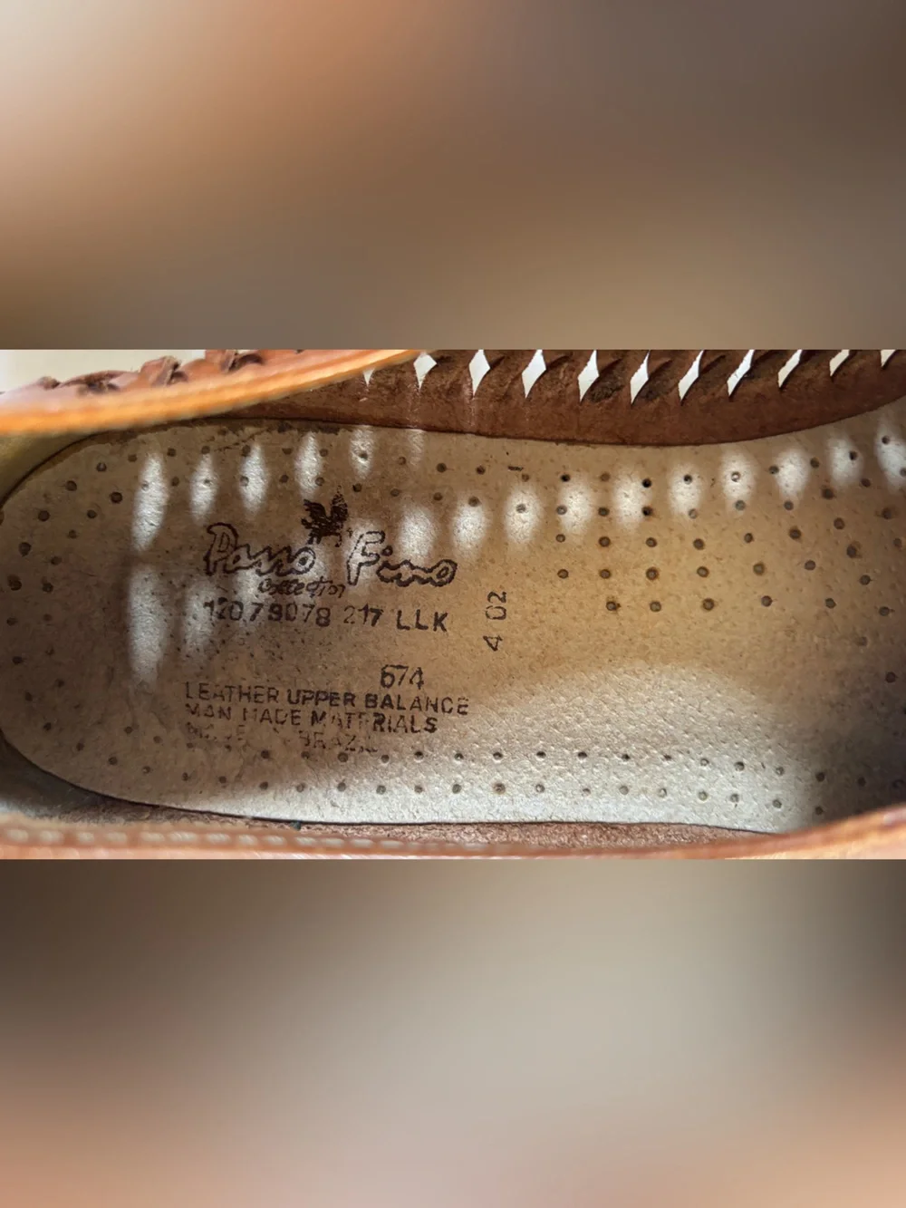 Pano Fino Huarache Leather Loafers Brown Slip On Men’s US 12 Est